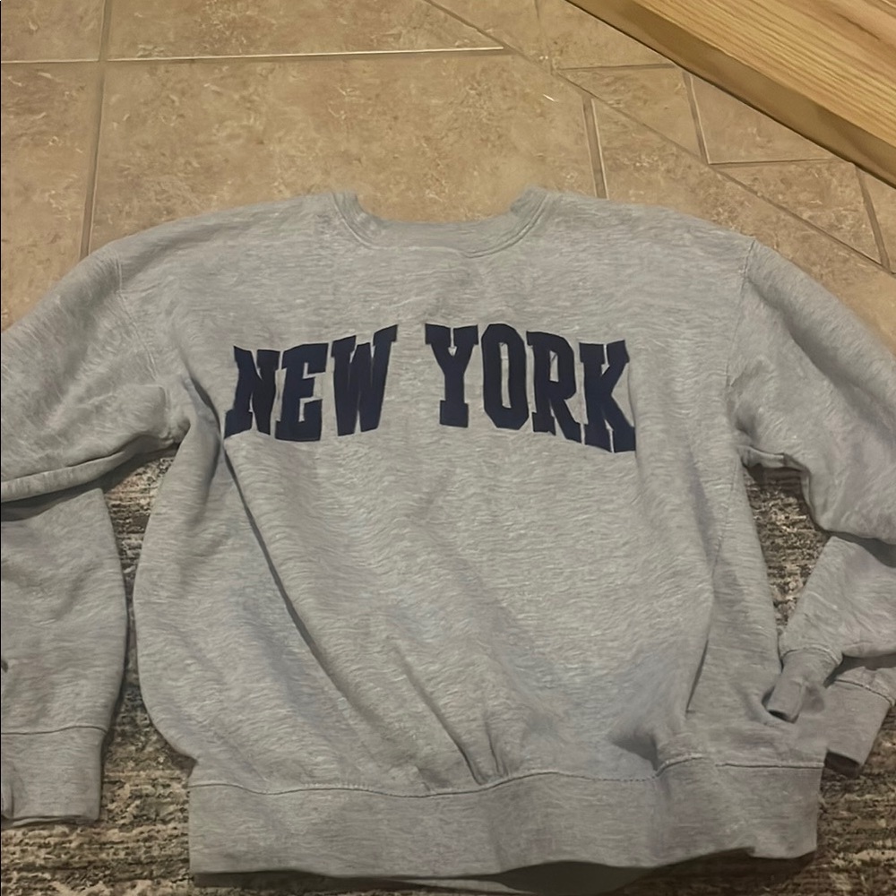Gray New York Sweater